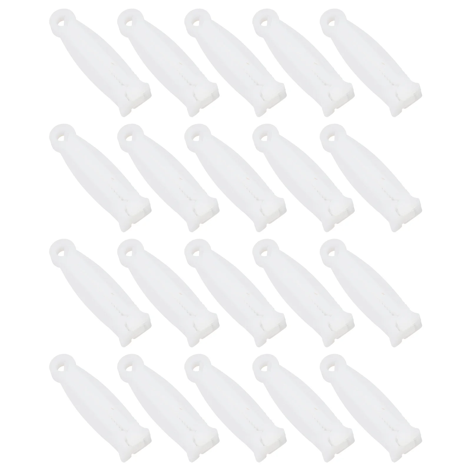 

100Pcs Umbilical Cord Clamps Plastic Livestock Clips Anti Slip Tooth Design Safe Durable Umbilical Cord Clamp Small Sheep Clip