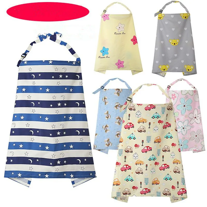 100*70cm Cute Cartoon Newborn Baby Cape for Feeding For Infants Mum Nursing Breastfeeding Cover Mother Lactation Apron