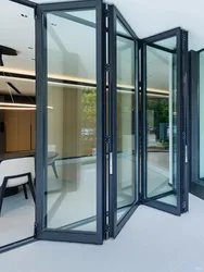 Sixinalu Aluminium Patio Accordeon Deur Balkon Glijdende Glas Bifold Vouwdeur Custom Kleur Poedercoating Aluminium Profiel