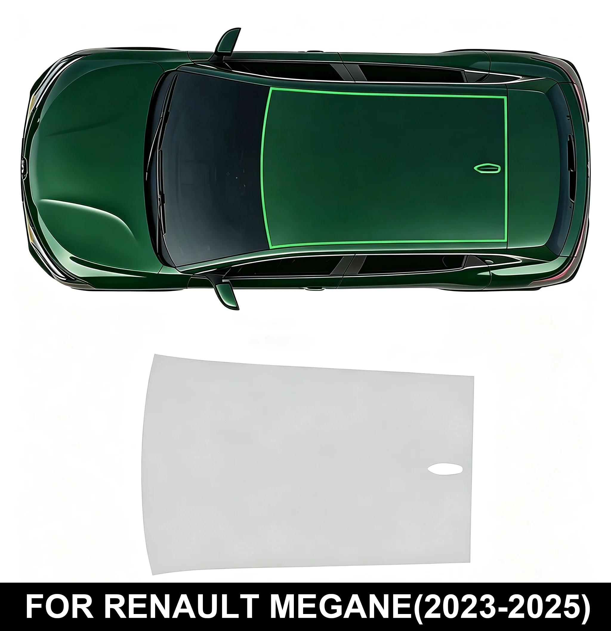 For Renault Megane 2023-2025 Car Body PPF Pre-cut Film Paint Transparent TPU Protection Film Anti-scratch