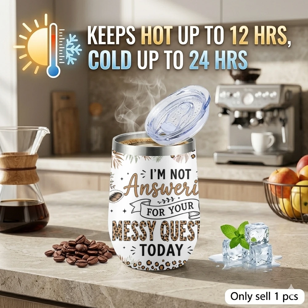 I’M NOT Responsible FOR WHAT MY Face Does WHEN YOU TALK Vacuum Flasks 12oz Insulated Stainless Steel Mug with Lid Tumbler Cup