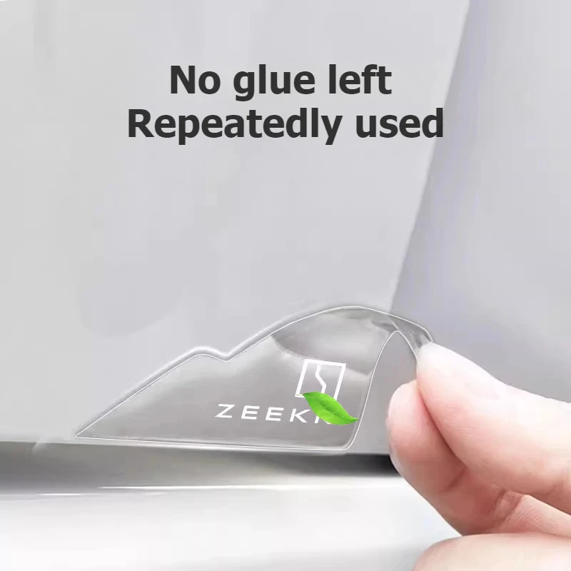 For Geely Zeekr 7X 001 009 007 X MIX Door Corner Stickers Door Anti-collision Strips Modified Accessories Car Decor Protector