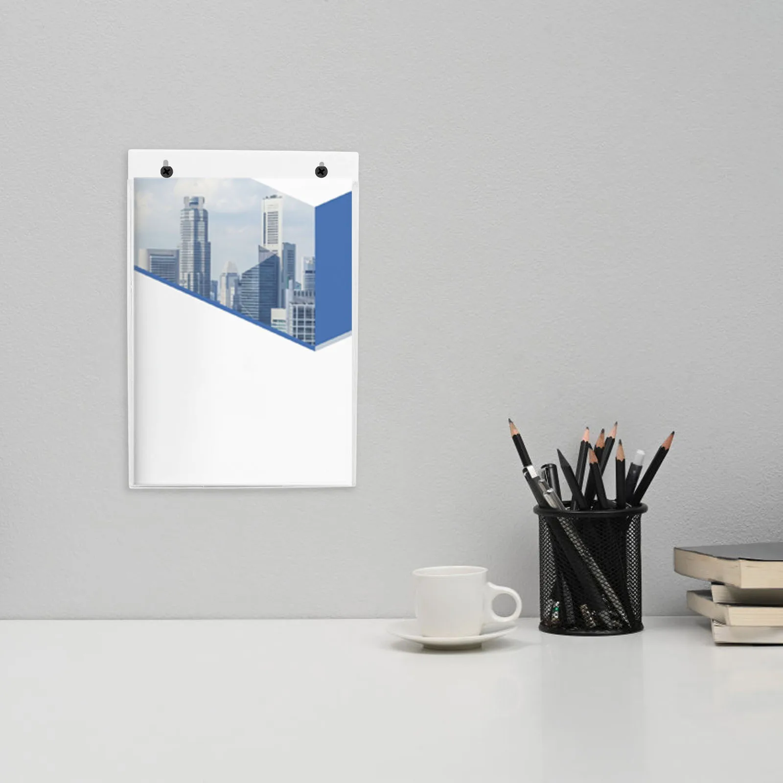 حامل كتيب أكريليك أنيق، حامل عرض المواد، الطيران والوثائق، كشاف منظم الأدب الشفاف #6