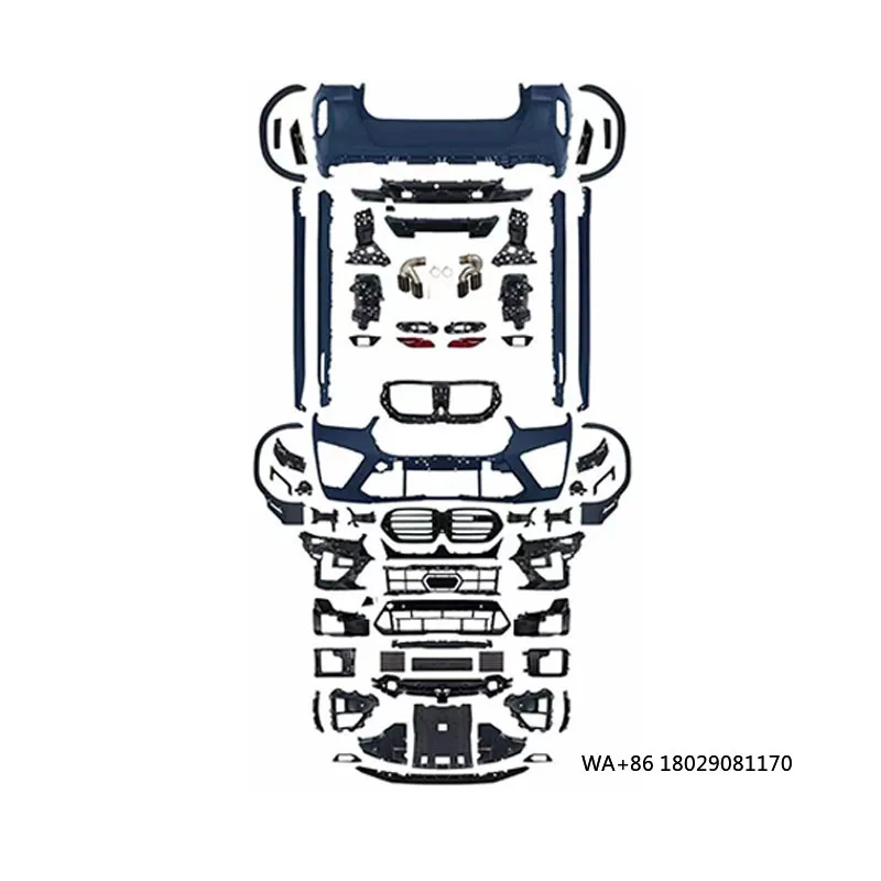 

X6 G06 X6m Car Bumper for 2024 G06 X6M Upgrade to X6M LCI Body Kits for Front/rear Bumper Diffuser Grille