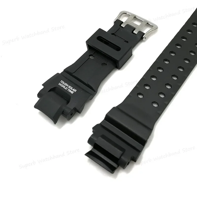 TPU Silicone Watch Band for GA-1000 GW4000 A1100 G1400 Wrist Band for Men Waterproof Sport Strap Replacemet Accessories