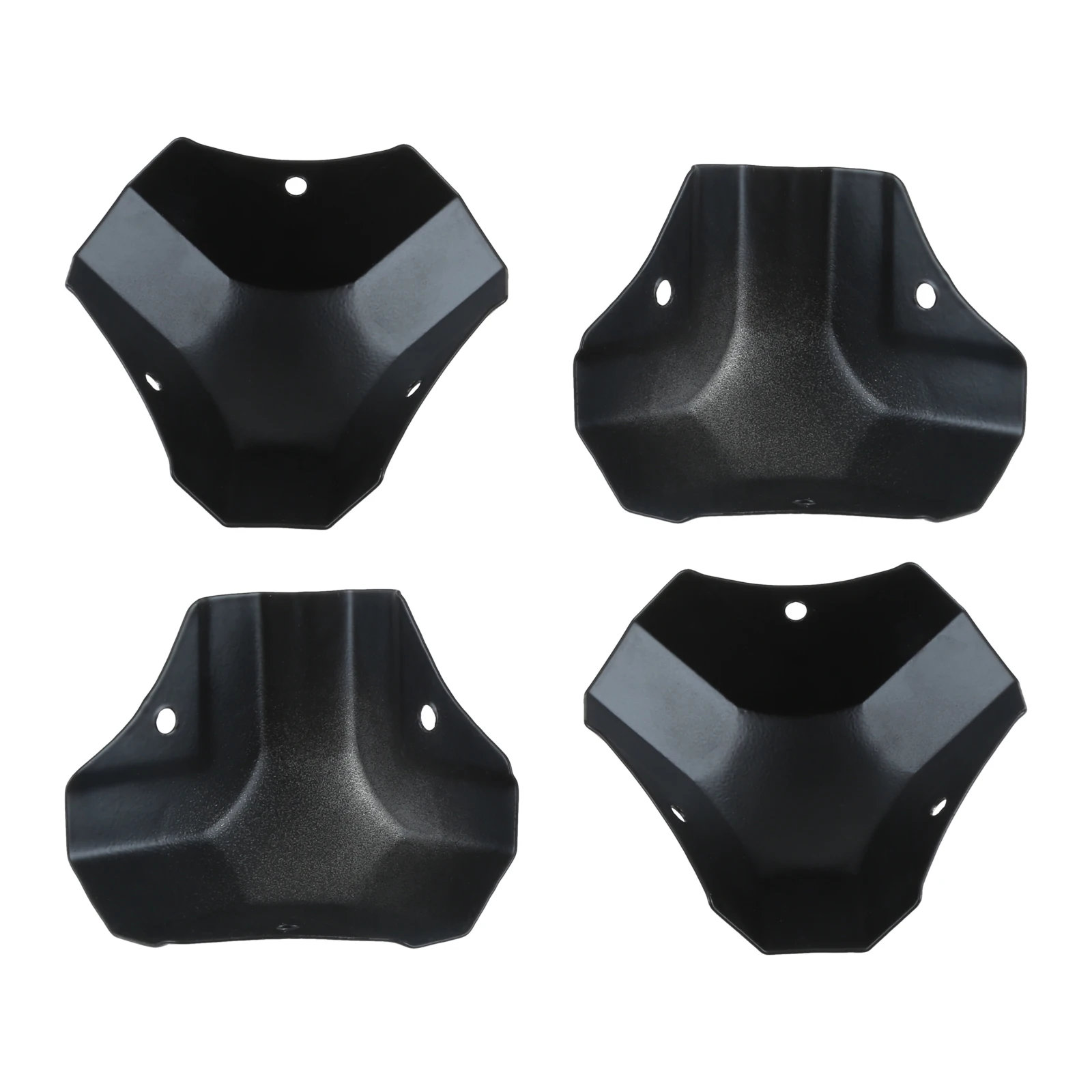 4 Stuks 50Mm K Vorm Flightcase Hoek Driezijdige Hoekbeschermers Meubels Wrap Bagage Gereedschapskist Hoekkast Randafdekking