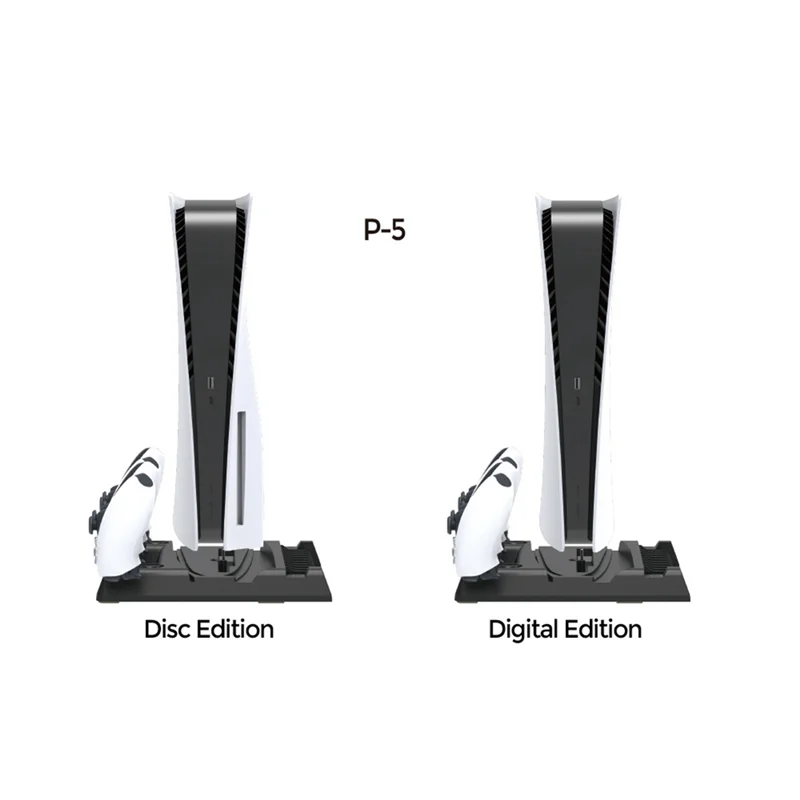 

AY14 -For PS5 Slim Multifunctional Cooling Dock Console Universal Portable Dock With Disk Organizer Handle Charger