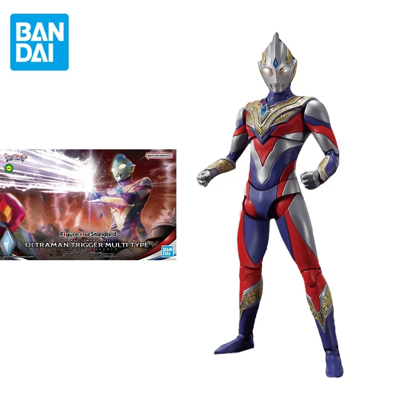 Bandai Original Anime Figure Rise Standard FR ULTRAMAN TRIGGER MULTI TYPE Model Anime Action Figure Toys Gifts for Children