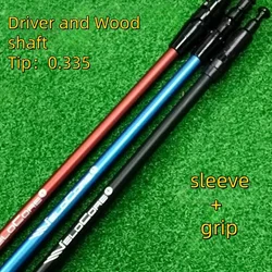 Golf driver and wooden shaft FU JI VE US blue/black/red  5/6/7 R SR S X graphite shaft free assembly sleeve and grip