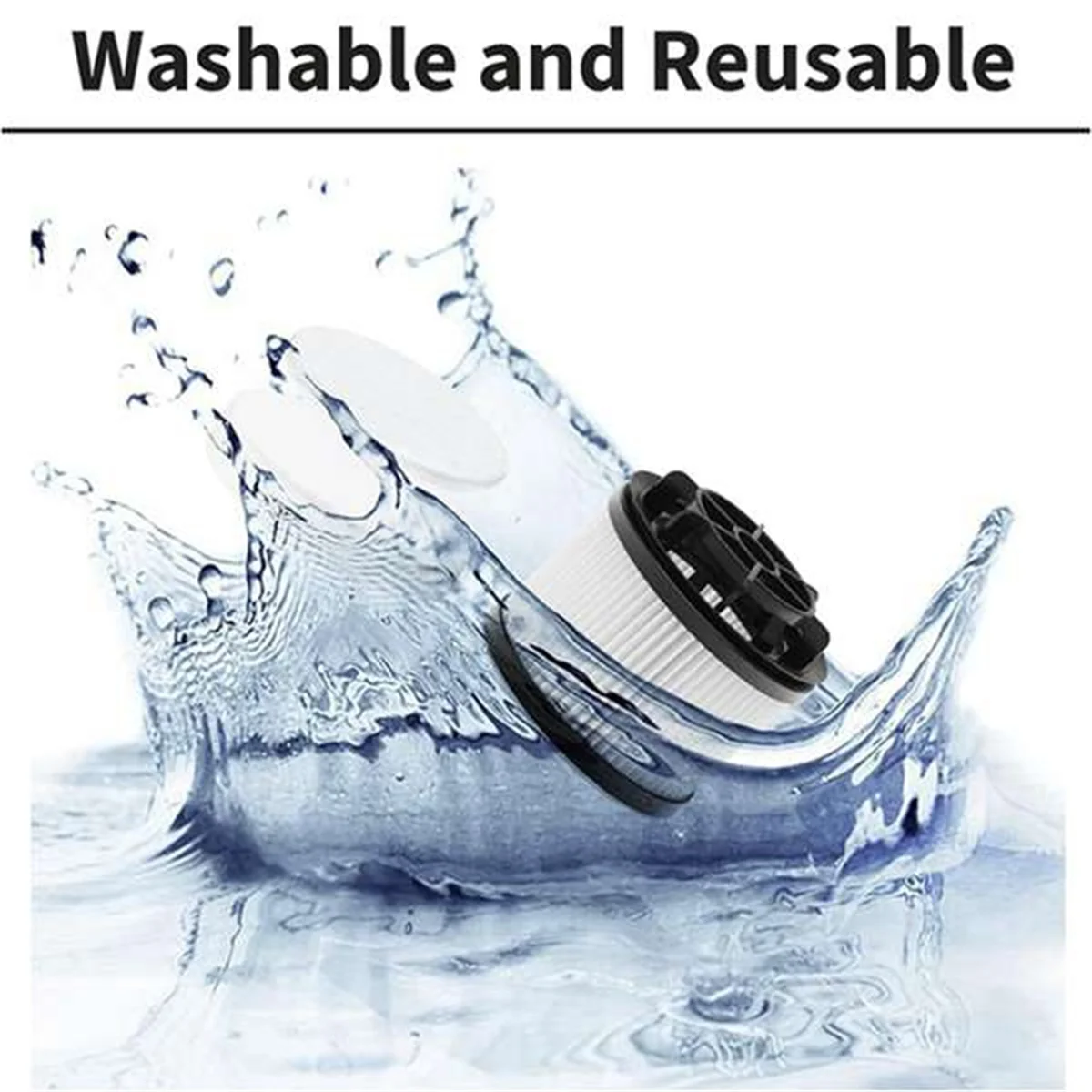 استبدال فلاتر أجزاء المكنسة الكهربائية لجزء المكنسة الكهربائية LVAC-200، 6 رغوة ما قبل المحرك