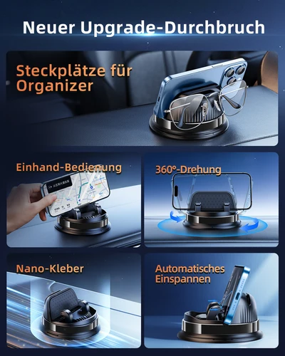 Imagen 2 del producto Eary Z Fold 7 6 5 4 accesorios de montaje para coche soporte de teléfono para Samasung Galaxy Fold 6 Google Pixel 9 Pro Fold S25 Ultra iPhone 16 15