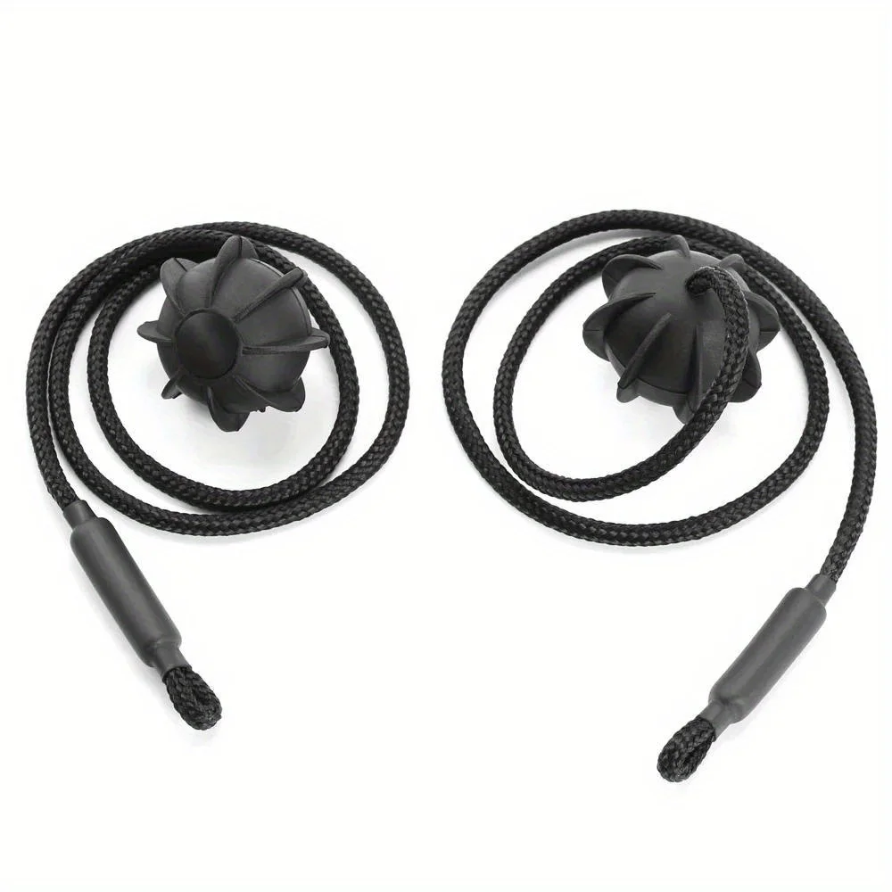2Pcs Car Rear Shelf Straps Ball Holding Cord Vehicle Tailgate Lanyard Trunk Storage Package Tray Lid Rope Nylon Trunk Lanyard