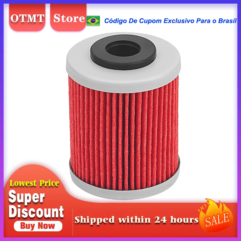Peças de filtro de óleo para motocicleta, para ktm 250 exc 690 duke 525 520 450 560 660 625 400 sx sc smc sxc XC-W smr xcw mxc racing supermoto