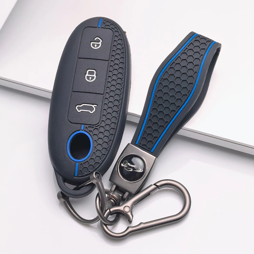 Key Fob Cover for Dongfeng Fengguang 330 360 IX5 IX7 Aeolus AX3 A30 L60 Forthing T5L SX6 Rich 6 Paladin Yulon Luxgen U7 3
