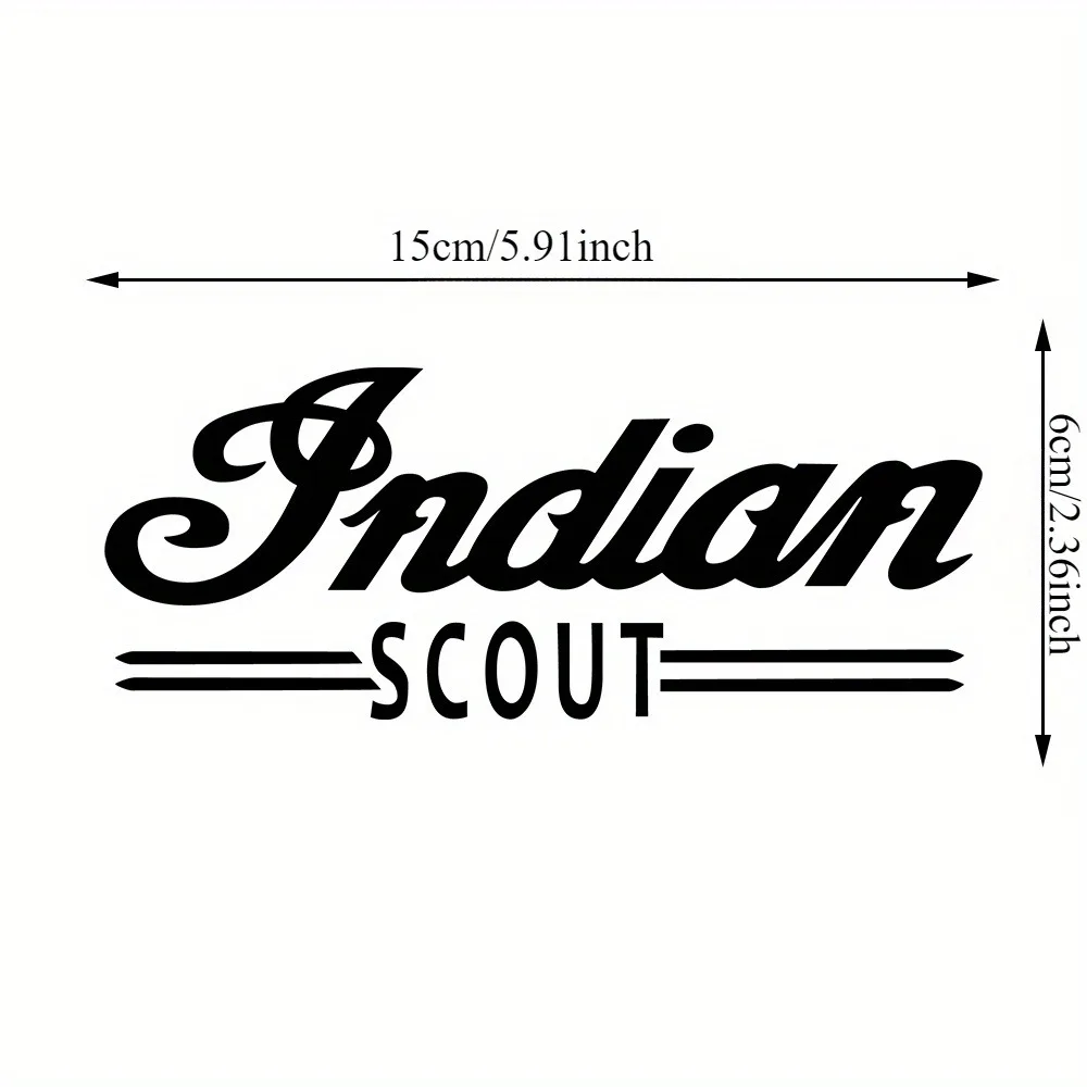 Indian Sticker Vintage Locomotive Motorcycle Fuel Tank Body Sticker Motor Bike Waterproof Decal Accessories for Harley-Davidson