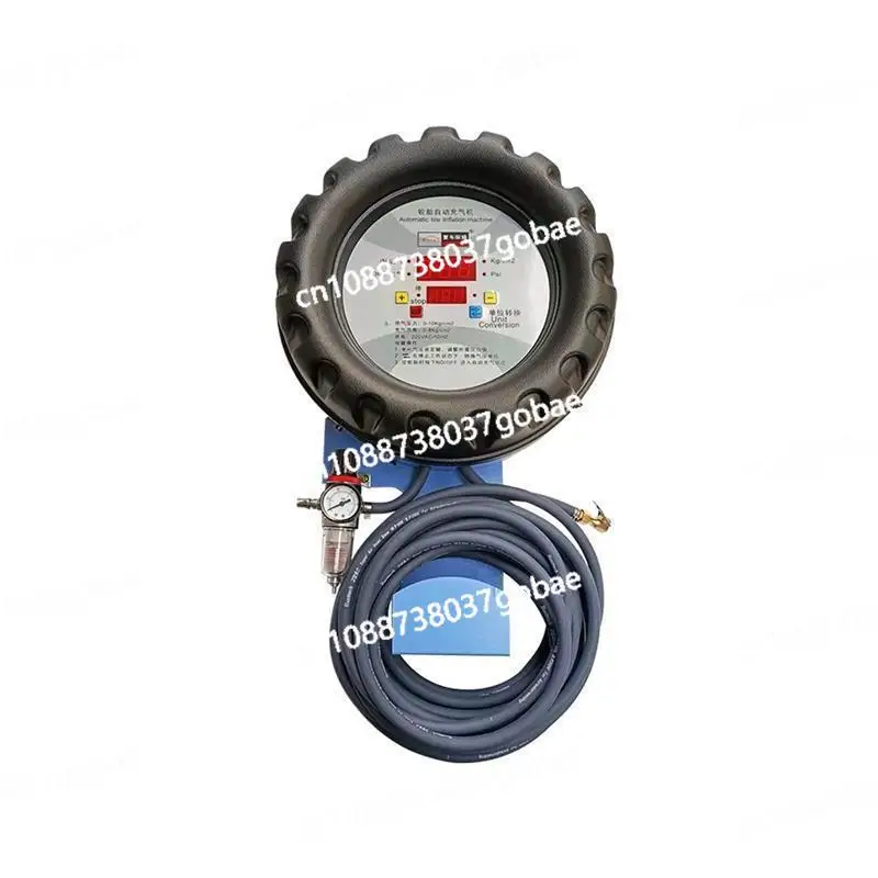 

Automobile automatic tire inflator vertical wall-mounted digital display