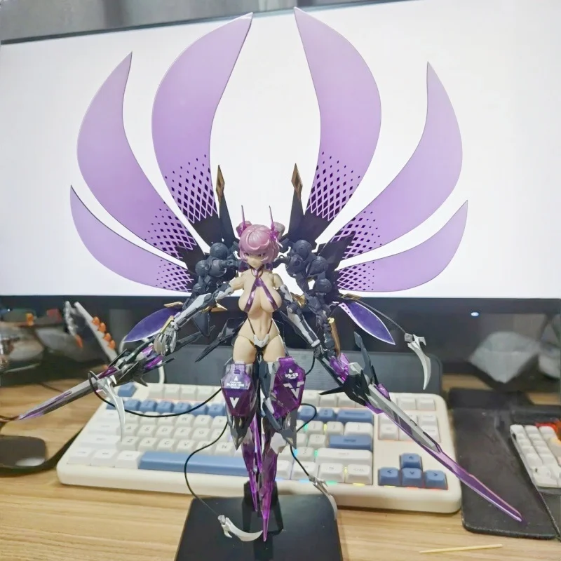 

In Stock 1/10 Rosha Project Nuclear Craft Star Flower Black Iris Mechanical Girl Action Figure Poseable Model Kit for Collectors