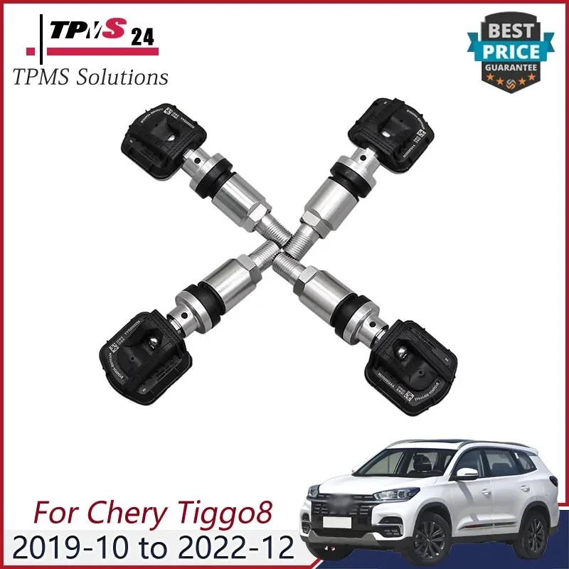 

4PCS Tyre Pressure Sensor For Chery Tiggo8 Tiggo2 Tiggo3 Tiggo4 Tiggo7 433MHz TPMS TIRE PRESSURE SENSOR 802000012AA