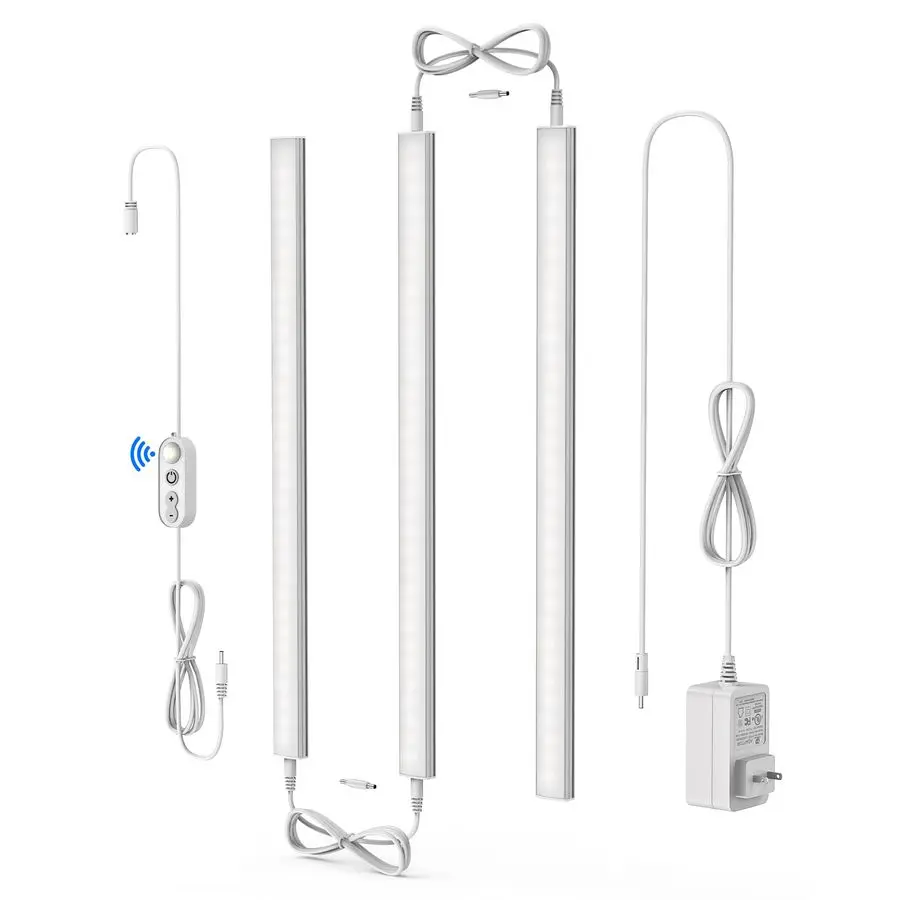 

Датчик движения с регулируемой яркостью, светодиодный светильник под шкафом, 3 шт., 12 дюймов, съемные светодиодные светильники для счетчика, светодиодный светильник для шкафа Dayl