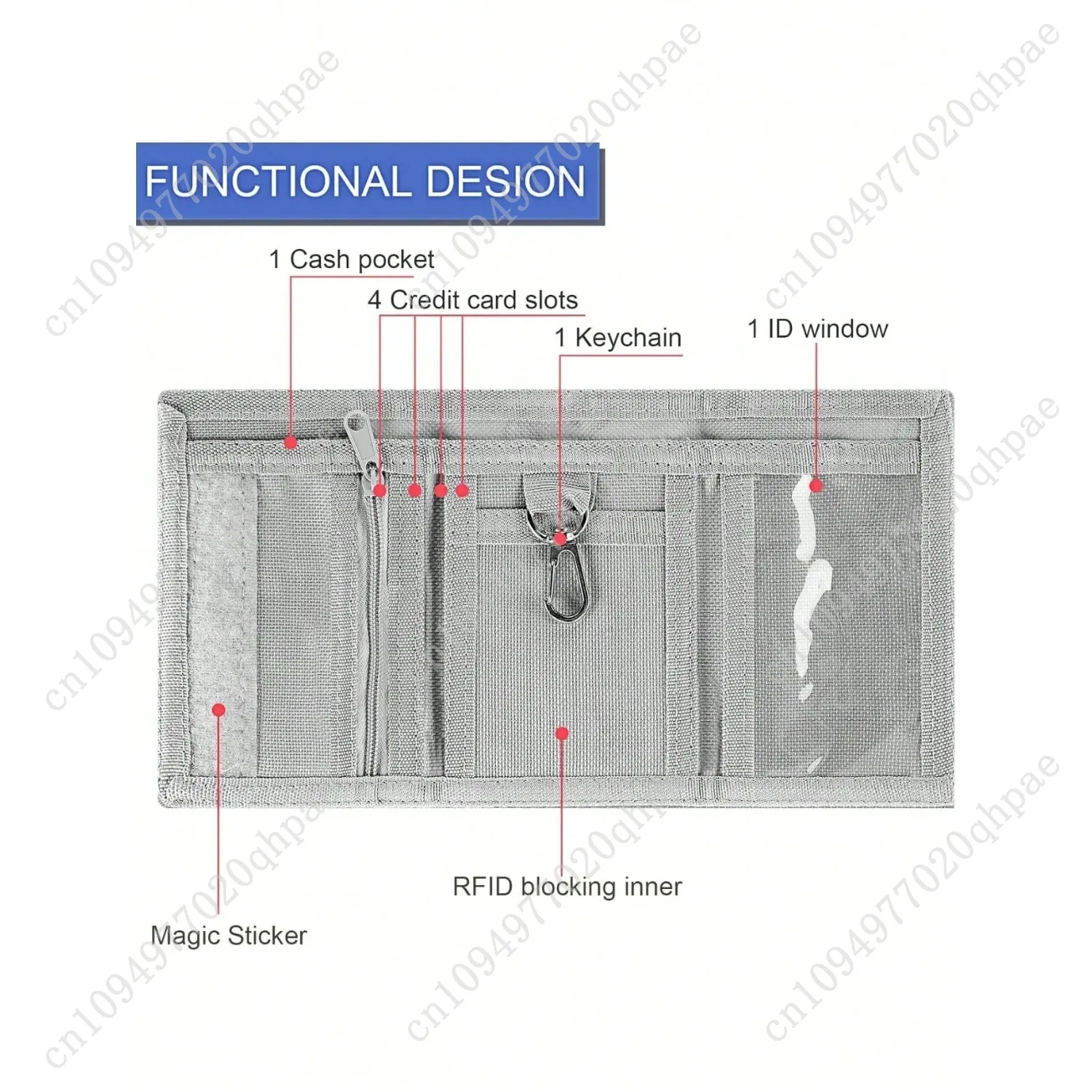 Kid Wallets for Girls Boys Skull Dinosaur Ages Trifold Wallets with Sticker and Zipper Pocket for Teens Birthday Christmas Gift