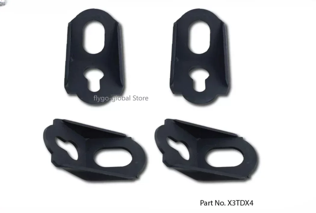 Canam X3 2017+ Tie Hooks (4 Pieces) (Black)