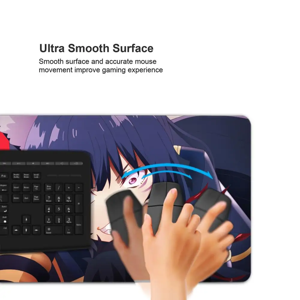 T_the E_eminence in S_shadow Anime Mousepad Komputer Laptop Gamer Pad PC Gaming Accessories Desk Mats Rubber Extended Pad