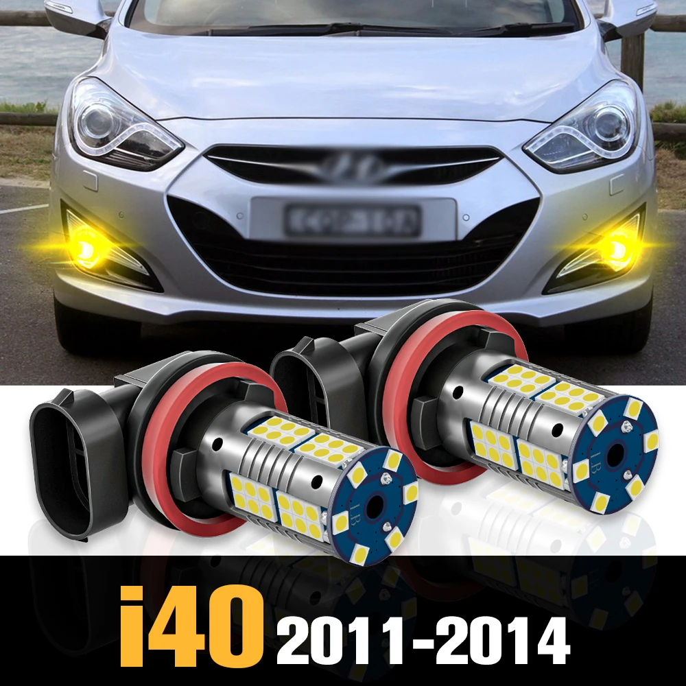 

2pcs Canbus LED Fog Light Lamp Accessories For Hyundai i40 2011 2012 2013 2014