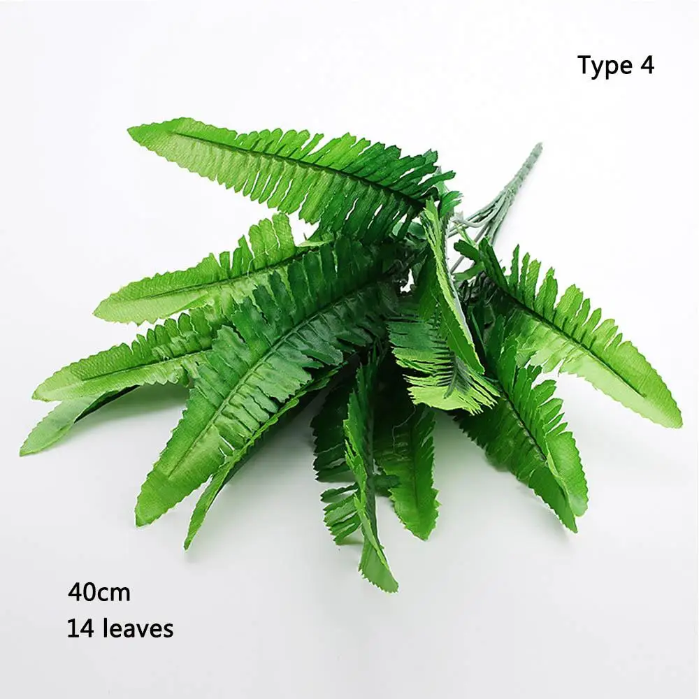 1 Bouquet Craft Floral Arrangement Wedding Supply Artificial Turtle Leaves Lifelike Palm Simulation Green Plant Tropical Plants