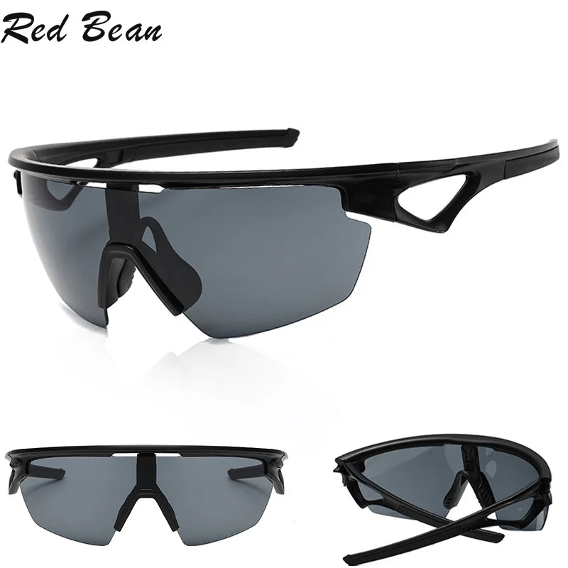

Brand Designer Sport Sunglasses Men Women Vintage Half Frame Sunglasses for Men Male Classic Mirror Driving Goggle UV400