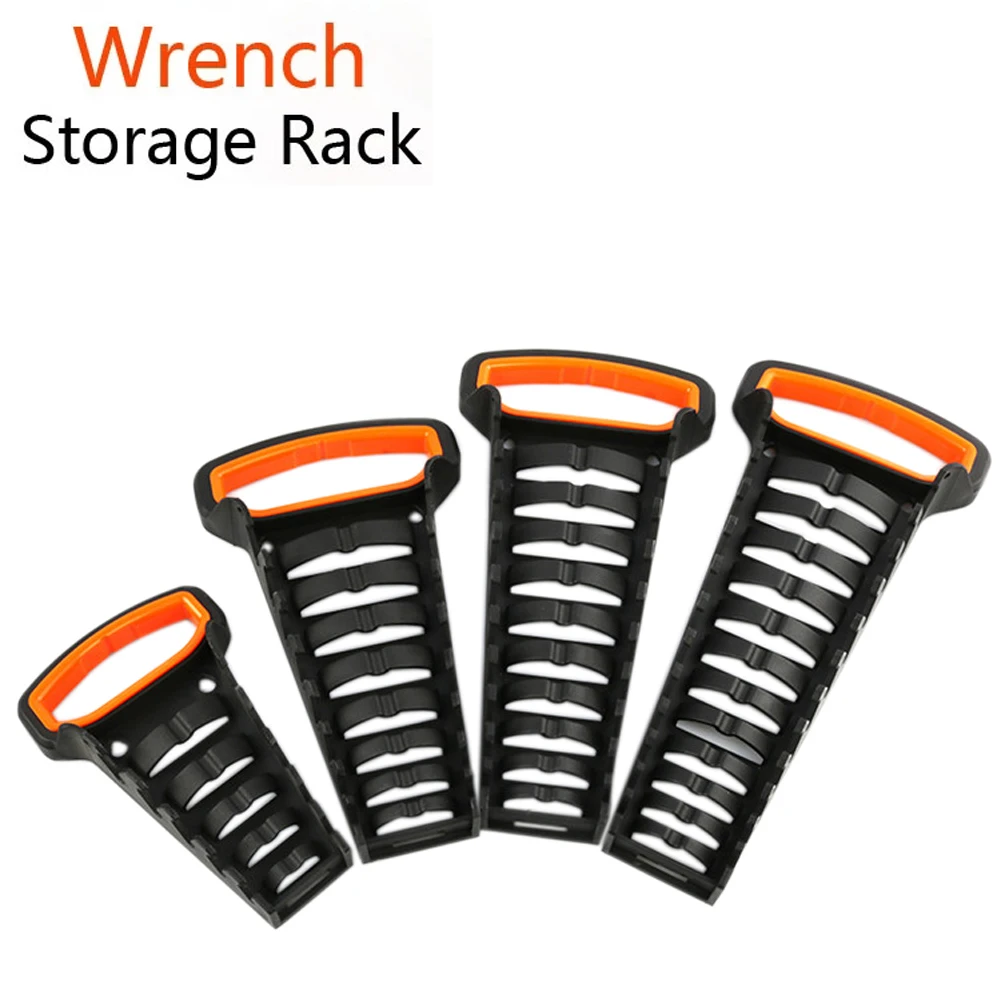 Rail Tray Ratchet Wrench Set Bracket Saves Space Wrenches Storage Rack Wrenches Keeper Wrench Holder Spanner Organizer