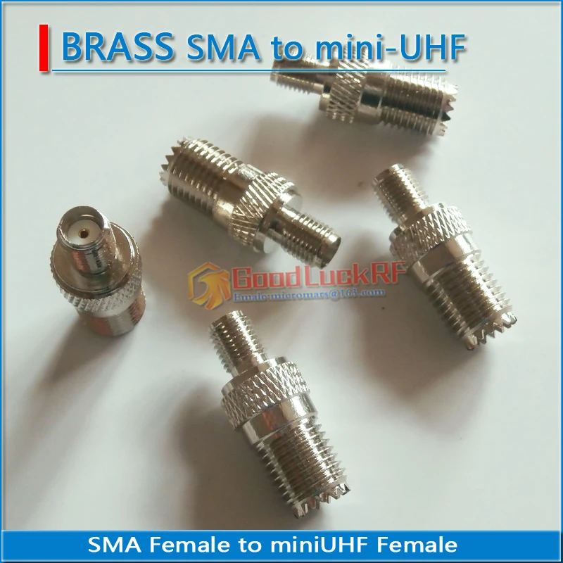 

Кабель miniUHF/SMA, разъем mini UHF MINIUHF Female/SMA Female Jack, латунный, прямой, коаксиальный, RF адаптеры