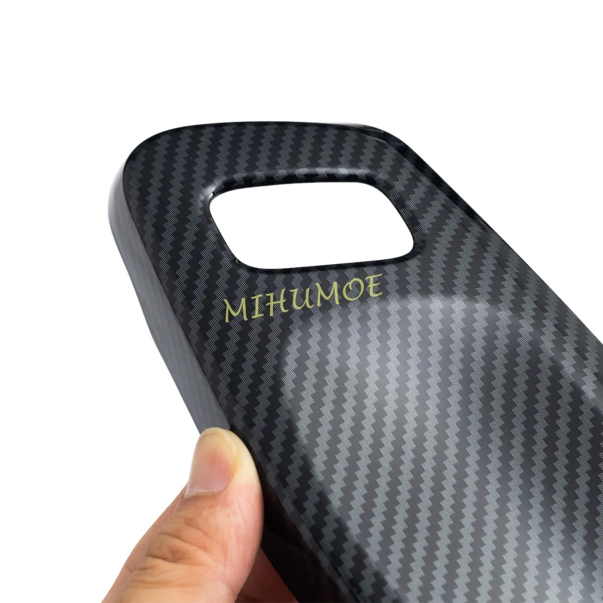 ألياف الكربون الداخلية لوحة الباب التبديل غطاء الزخارف أنيق لفورد رينجر XL XLT 2024 2025 #5