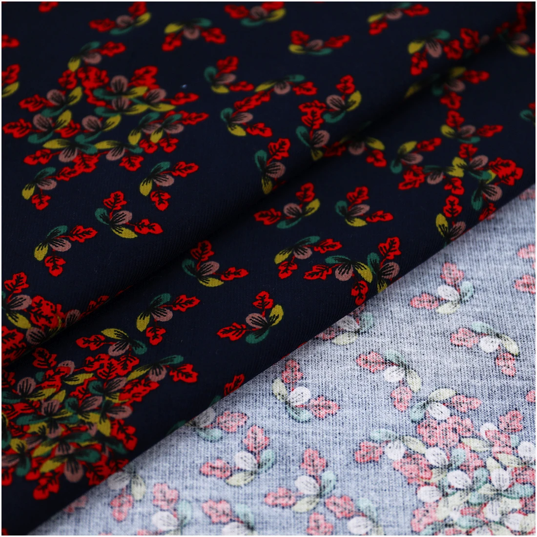 Floral Printed 100% Pure Cotton Fabric For Making Dress Pants Clothes Decoration Appareal Coton Cloth