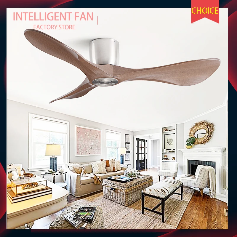 

Modern Industry 42/52in Ceiling Fans with Remote，Bedroom Living Room Office，Flush Mount 6 Speed Reversible，Quiet DC Motor