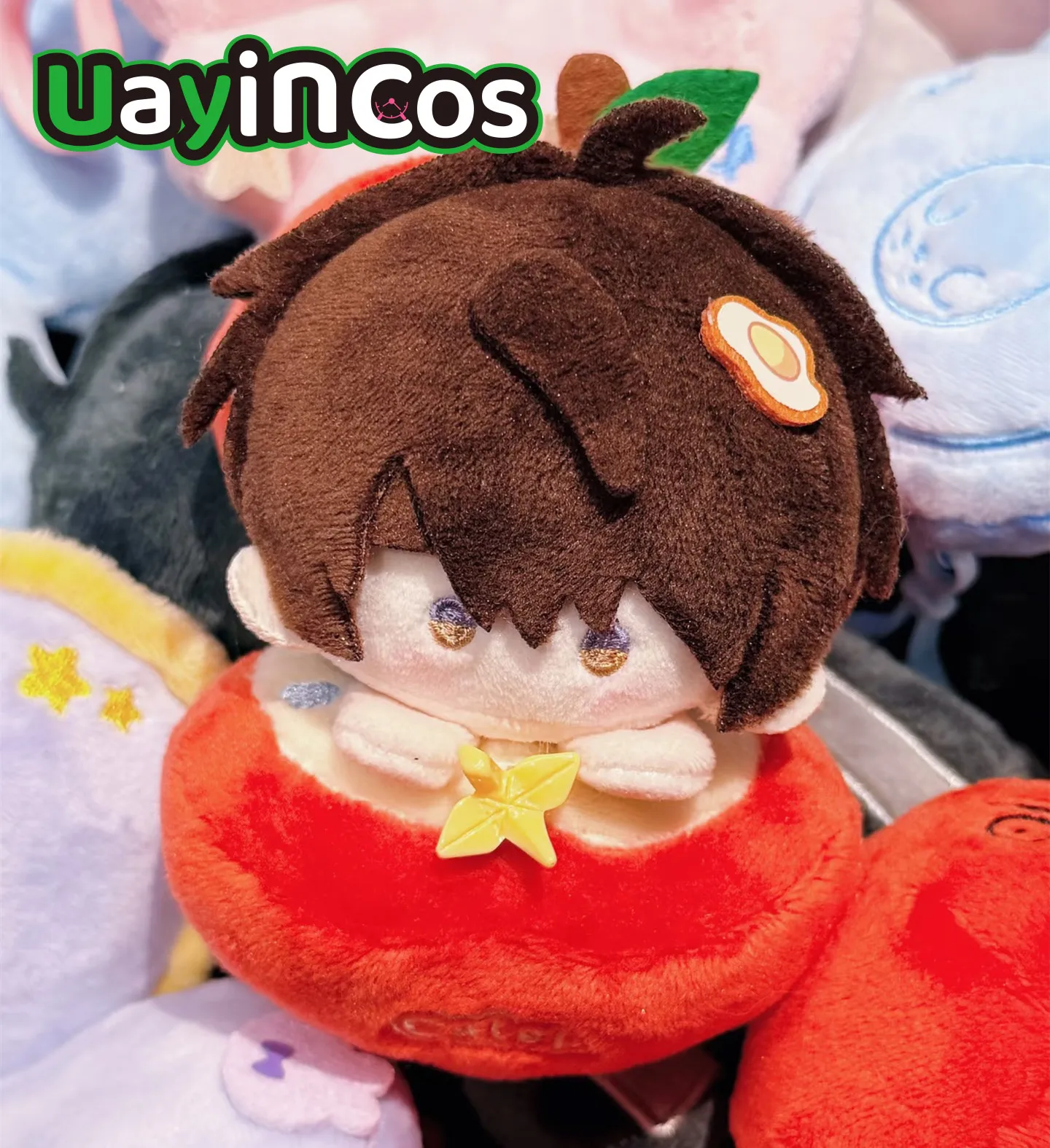 

В наличии: 10-сантиметровые плюшевые игрушки-брелоки Donuts Love and Deepspace (Рафаэль, Силус, Калеб) с одеждой, украшения для сумок, аниме-игрушки по игре K