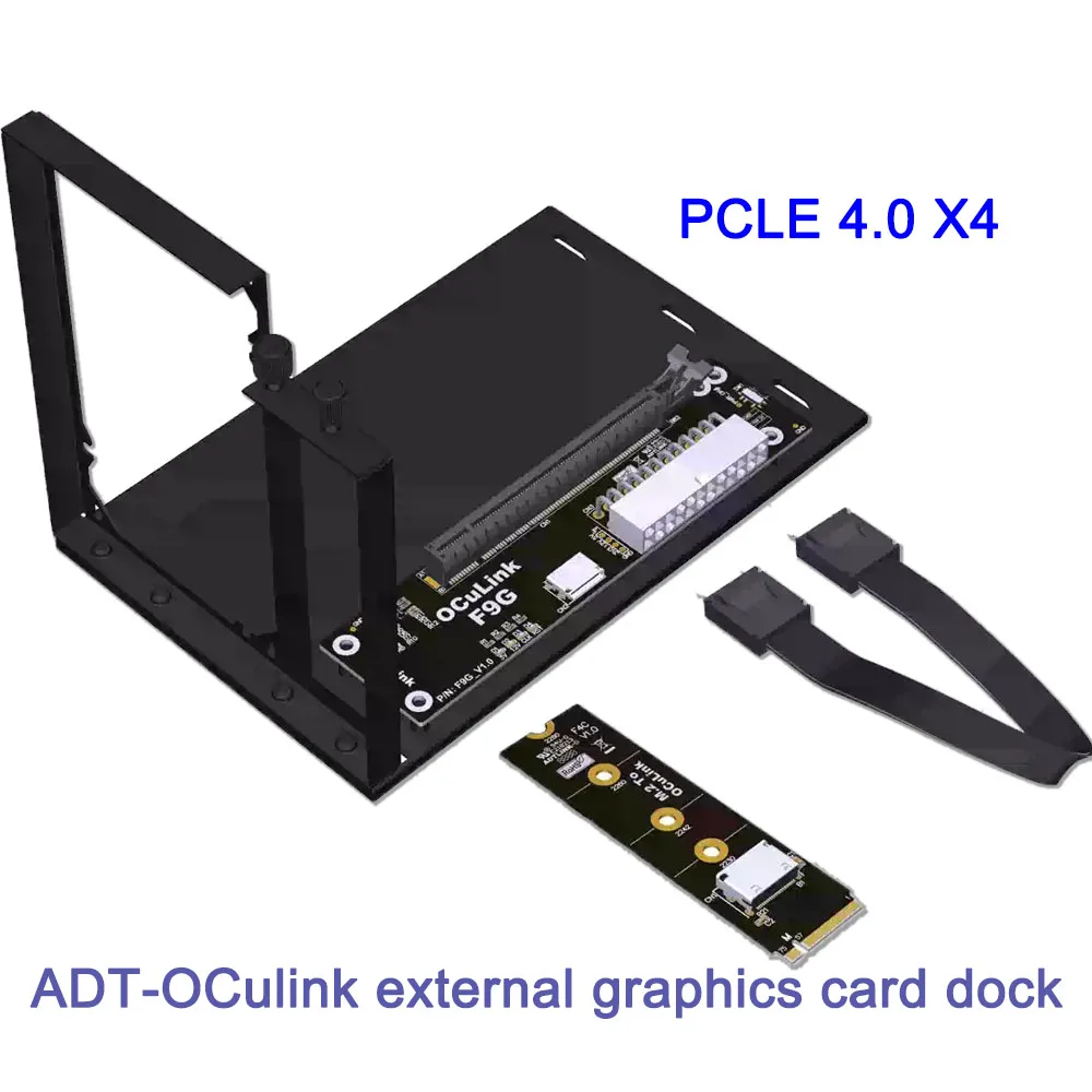 

64GBs EGPU OCuLink Dock PCIe 4.0 X4 Speed External Video Graphics Card for PC Notebook Laptop M.2 M2 OcuLink To PCIEX16 Adapter