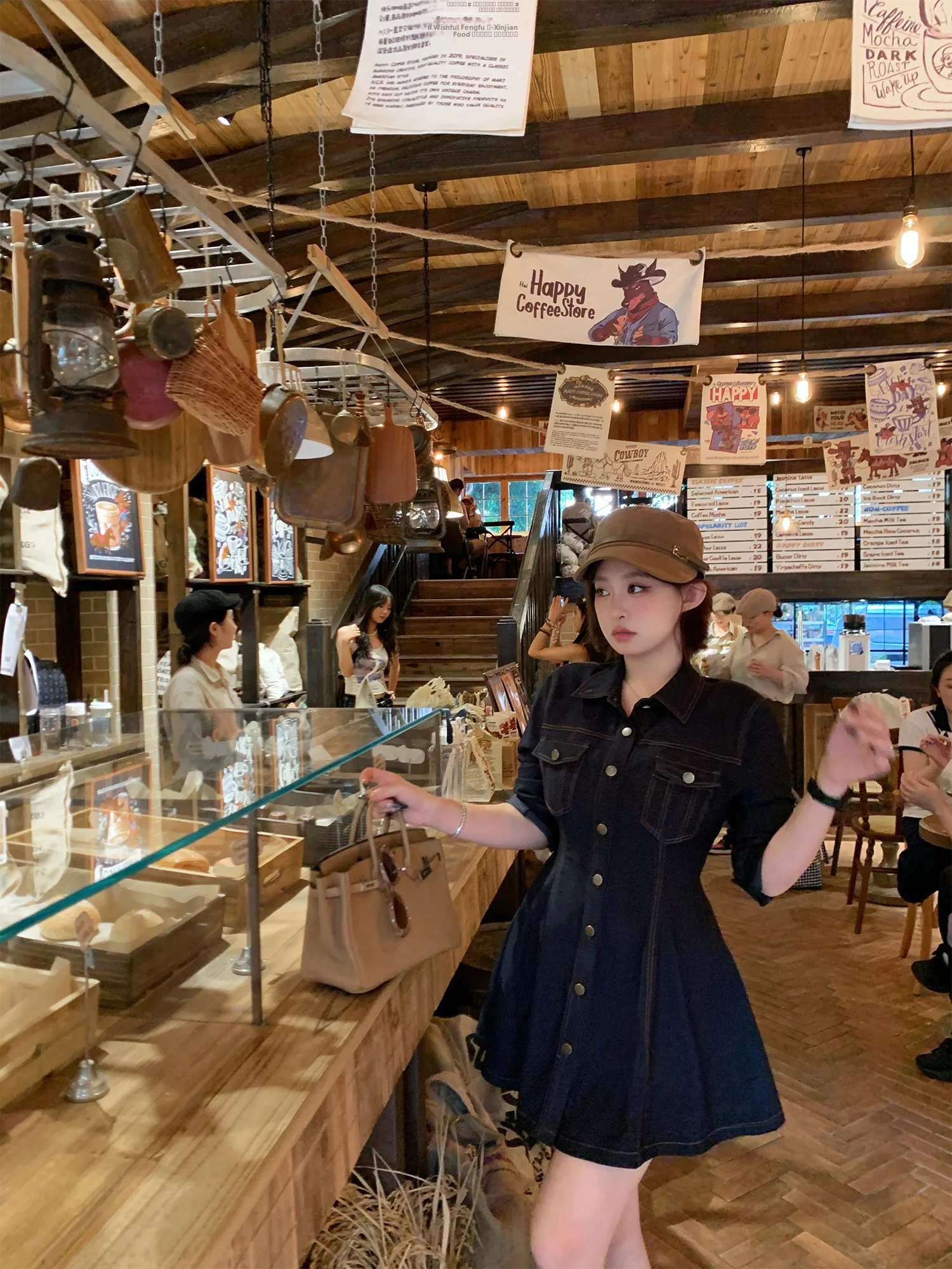 

Новинка: Женское пальто-куртка Dr. Zhou Bai Zi Seagull Line из денима с высокой эластичностью, джинсовая юбка, большие размеры, идеальная посадка, смесовая ткань из хлопка