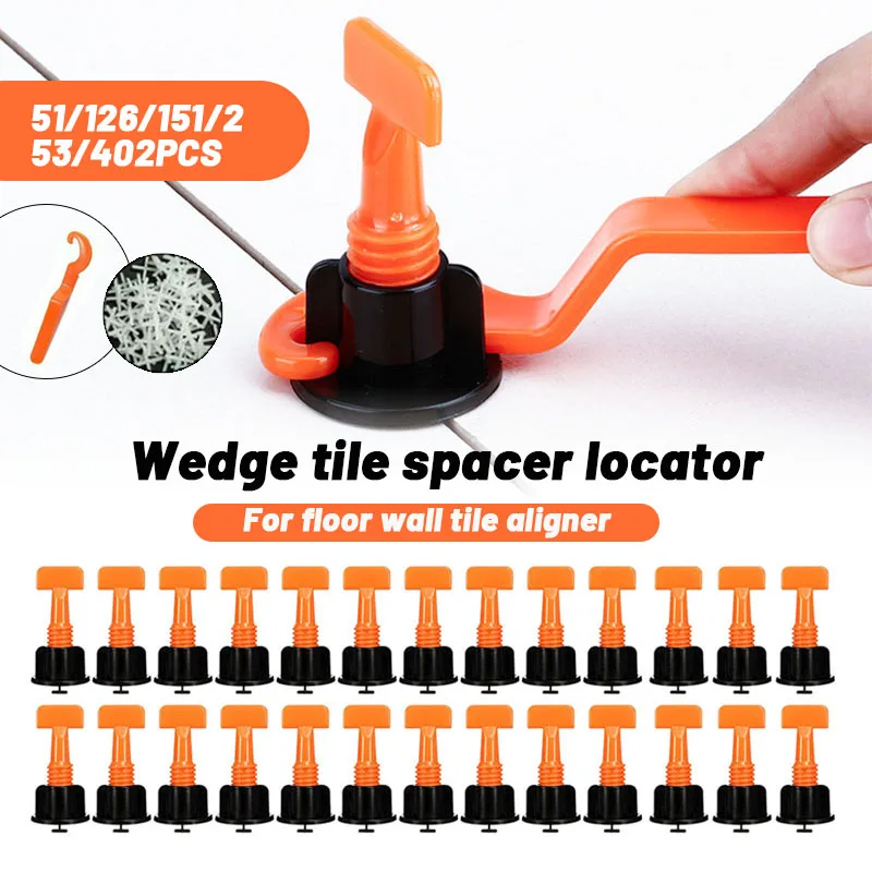 

151/51Pcs Tile Leveling System For Flooring Wall Tile Lay Level Wedge Alignment Spacers Leveler Adjustable Locator Spacers Plier