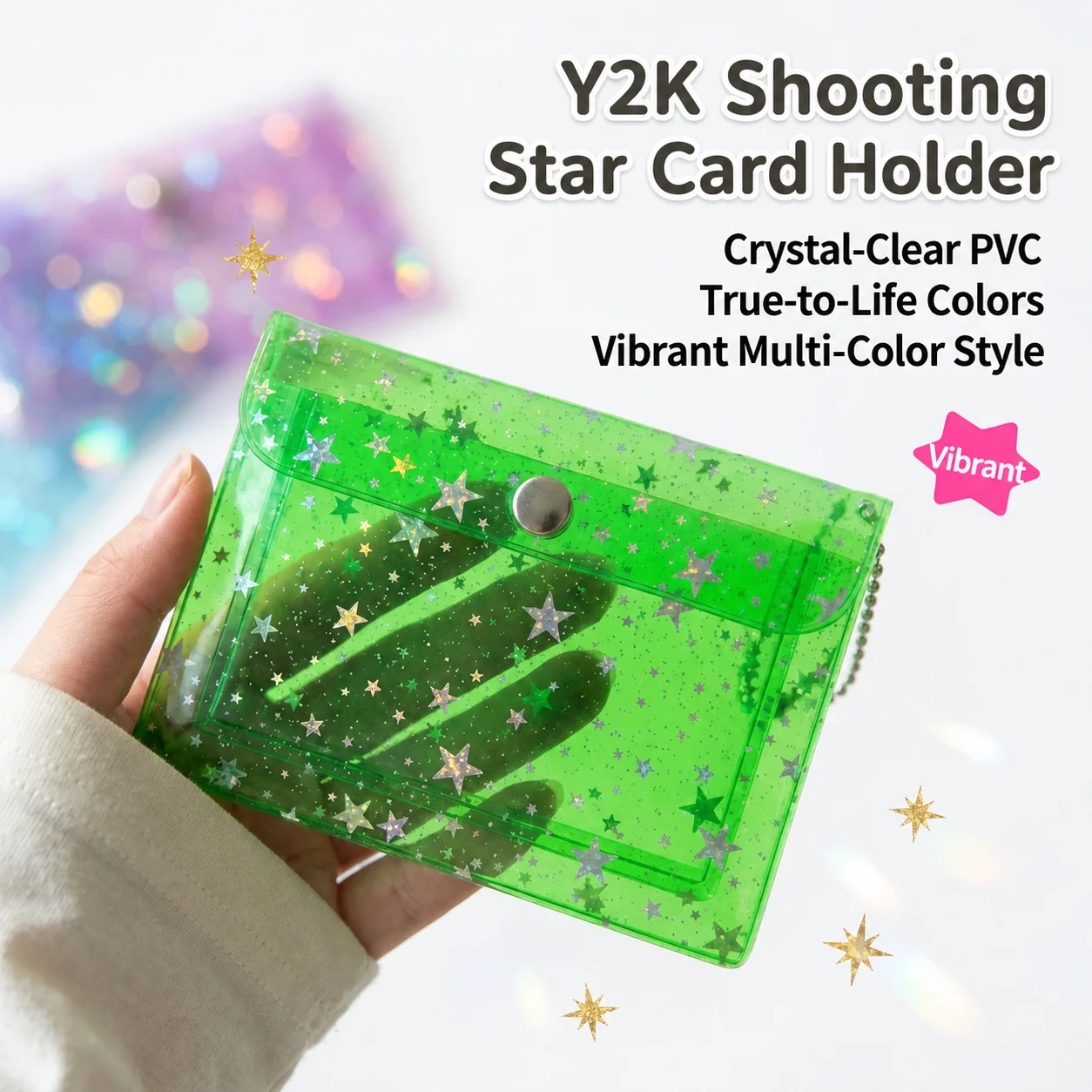 Card And Id Holder Mini Transparent Card Holder Waterproof Card Holder Antibacterial Id Case For Daily Outings Daily Use Bag