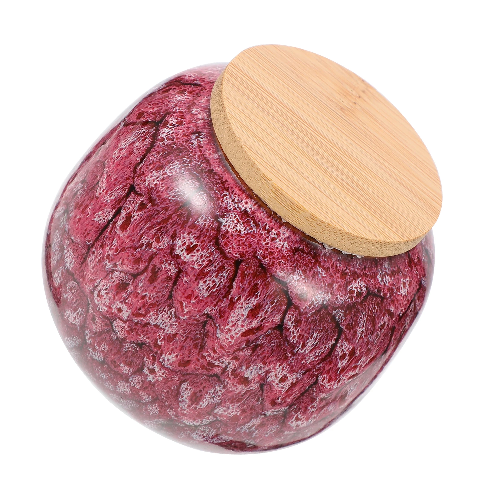 

Ceramic Tea Canister Storage Jar Sealed Container Bug Proof Large Capacity Tea Holder Food Storage Vessel