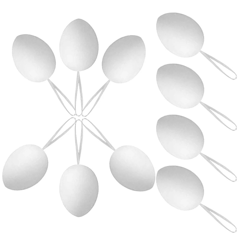 

36 Pcs Creative Painting Eggs 6x4cm Plastic Unpainted Fake Easter Graffiti Toys Kids Smooth Color Decorative naments