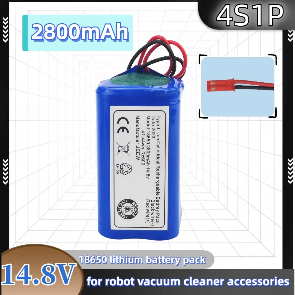 

New 14.8V 2800mAh 18650 Li-ion Battery For Airrobo P20 Robot Vacuum Cleaner battery