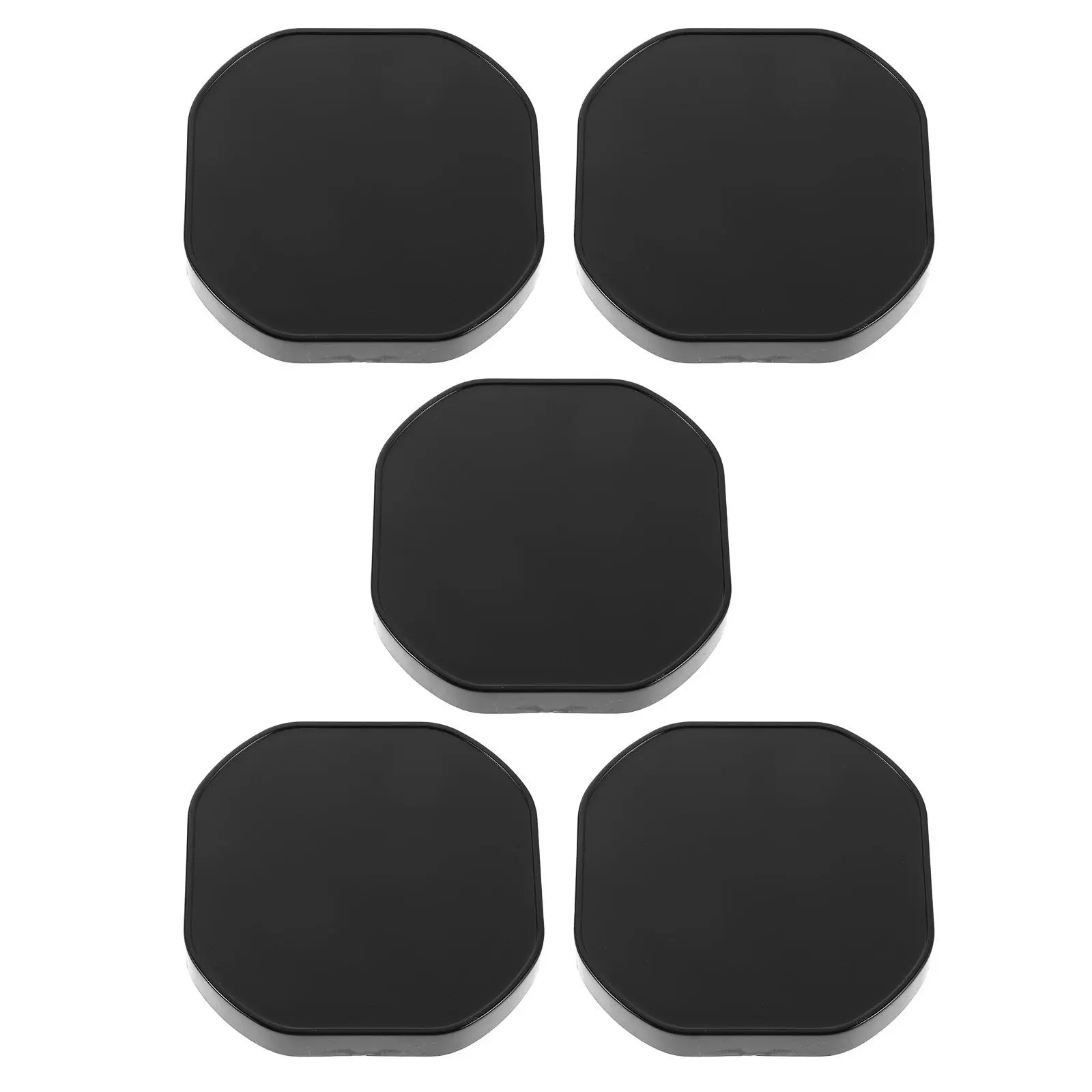 

5 шт. черных квадратных защитных пластиковых колпачков для линз внедорожных фар, для светодиодных кубических светильников, фар-балоков, прожекторов, для грузовиков и внедорожников