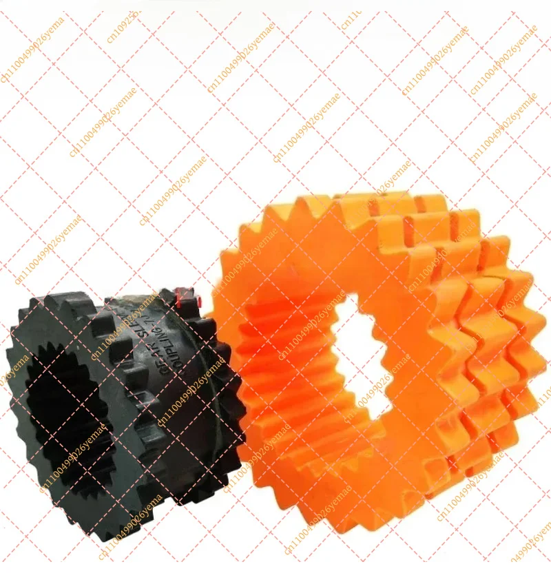 Rubber  gear coupling shock-absorbing sleeve elastic washer shock-absorbing block screw air compressor wheel