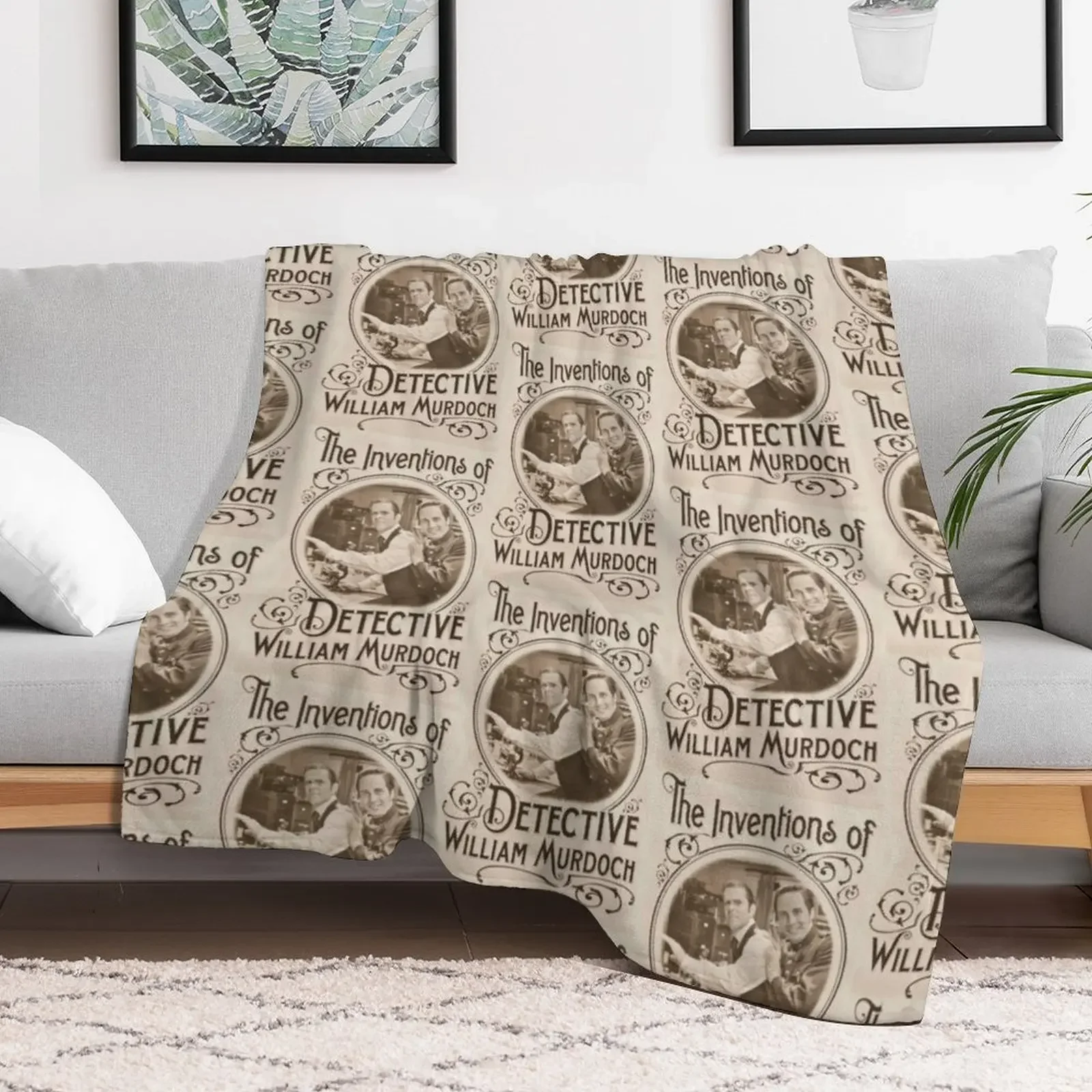 Murdoch mysteries Throw Blanket for winter blankets ands christmas decoration Comforter Blankets