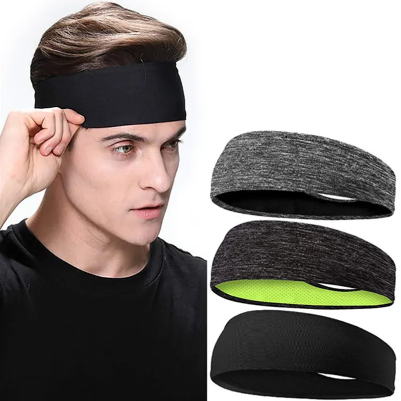 

Sports Sweatband Hairband Women's Headwear Anti-Sweat Gym Fitness Sweat Guide Antiperspirant Band Running Headband