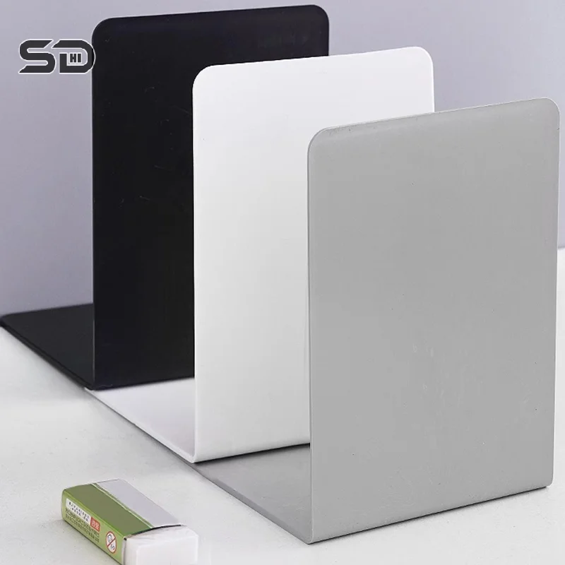 Serre-livres de bureau en forme d'narminimaliste, présentoir de livre durable, support de nettoyage simple INS, support T1