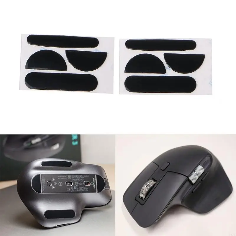 2 Sets For MX Master 3S Rounded Curved Edges Mouse Feet Mouse Skate Mouse Pads Wireless Gaming Mouse Feet Replacement