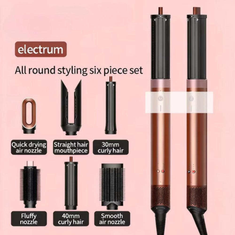 

Многофункциональный стайлер-фен 6-в-1, 220В, 1700Вт, высокоскоростной, с отрицательными ионами, для быстрой сушки и ухода за волосами