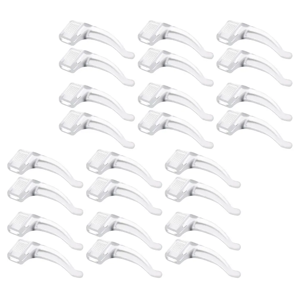 

Glasses Anti- Soft Silicone Ear Grips Retainers for Running Swimming Sports Daily Use Transparent